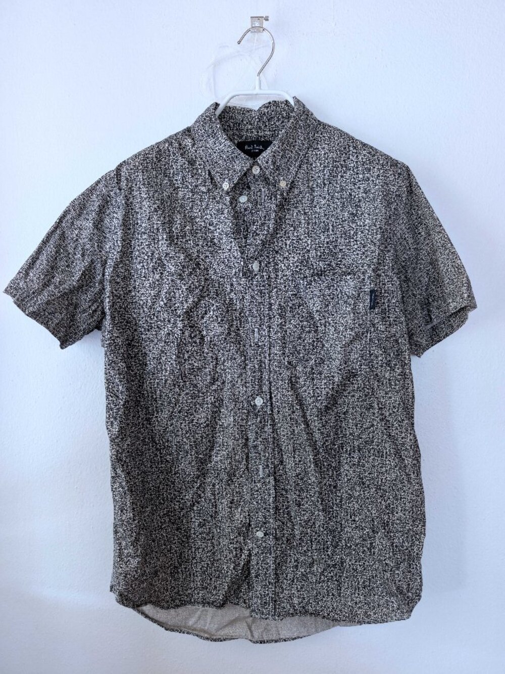 Paul Smith Short Sleeve Button Up Shirt Cotton Men’s Size M Medium